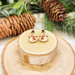 Snowman Stud Earrings