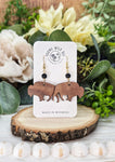 Bison Silhouette Earrings