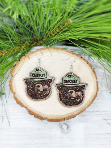 Smokey the Bear Earrings