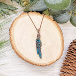 Rustic Feather Necklace