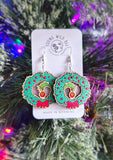 Grinch Wreath Dangles