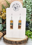 Bison Sunrise Dangles
