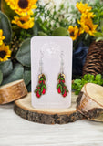 Indian Paintbrush Dangles