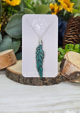 Rustic Feather Necklace