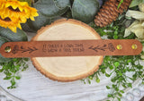Grow A True Friend Leather Bracelet