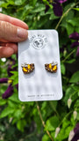 Young Wild Bee Logo Studs