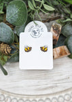 Young Wild Bee Logo Studs