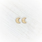 Moon Stud Earrings