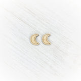 Moon Stud Earrings