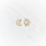 Moon Stud Earrings