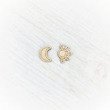 Moon Stud Earrings