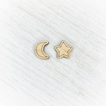 Moon Stud Earrings