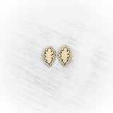 Oak Leaf Stud Earrings