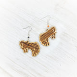 Burns High School Logo Earrings