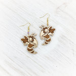 Pine Bluffs High School Logo Earrings