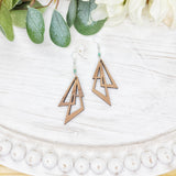 Funky Triangle Trio Earrings