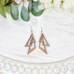 Funky Triangle Trio Earrings