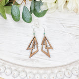 Funky Triangle Trio Earrings