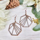 Heptagon Rays Earrings