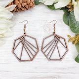 Heptagon Rays Earrings