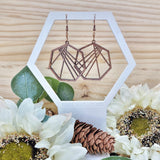 Heptagon Rays Earrings