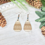 Ski Sweater Teardrop Earrings