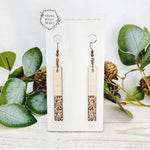 Floral Lace Bar Earrings