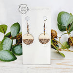 Floral Lace Round Earrings