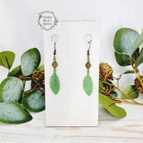 Patina Feather Earrings