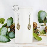 Leaf Drop Earrings