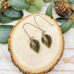 Mulberry Leaf Drop Earrings