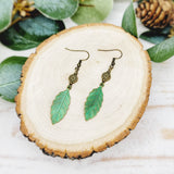 Patina Feather Earrings