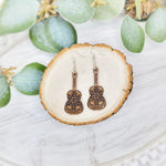 Guitar Mandala Earrings