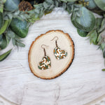 Camo Heart Earrings