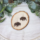 Lacy Bison Earrings