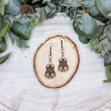 Guitar Mandala Earrings