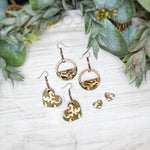 Camo Heart Earrings