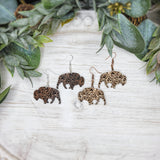 Lacy Bison Earrings