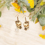 Floral Skull Earrings